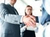 Business people shaking hands